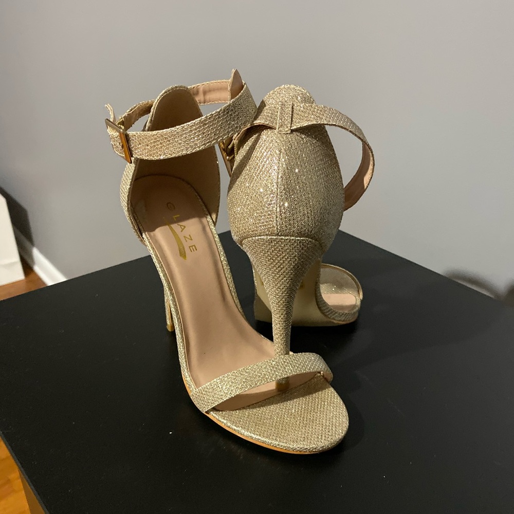 Gold heels